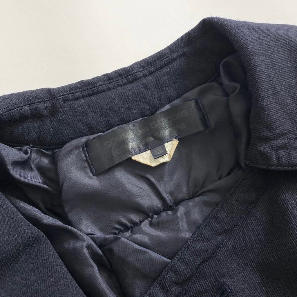 65j29 COMME des GARCONS COMME des GARCONS コムデギャルソン コムデギャルソン コムコム ロングコート AD2012 RJ-C002 XS ダークネイビー ポリエステル100% レディース