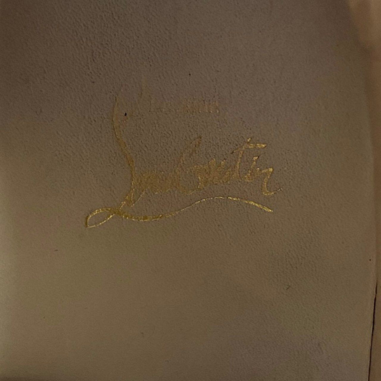 2j20 Christian Louboutin クリスチャンルブタン スタッズ ベロア ハイカットスニーカー 35 1/2 ピンク パープル シューズ