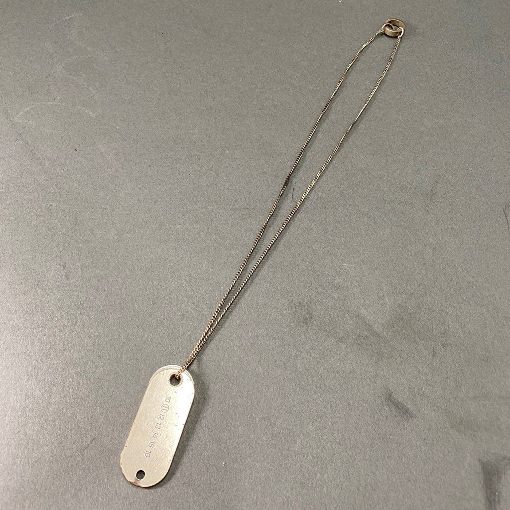 b8 Maison Martin Margiela メゾンマルタンマルジェラ キーネックレス チャーム トップ 鍵 KEY シルバー アクセサリー