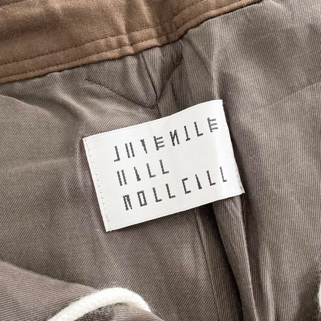 14h2 《美品》 定価¥55,000 JUVENILE HALLROLLCALL ジュベナイル ホールロールコール 3カラー切替 ワイドスラックスパンツ フレアパンツ F マルチカラー