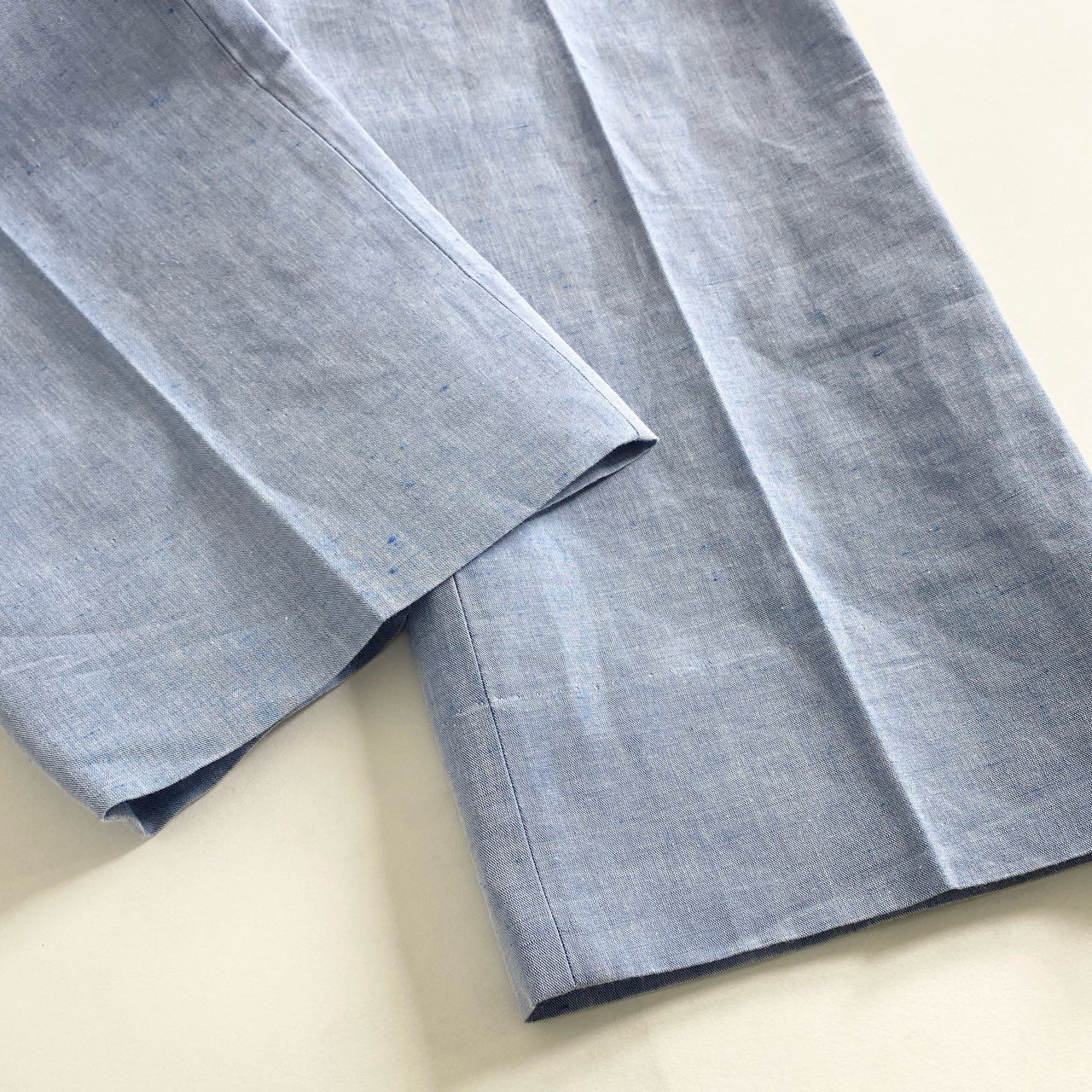 7b26 Brooks Brothers ブルックスブラザーズ スラックスパンツ ロングパンツ 30 ライトブルー リネン混 ボトムス メンズ タグ付き 定価¥20000