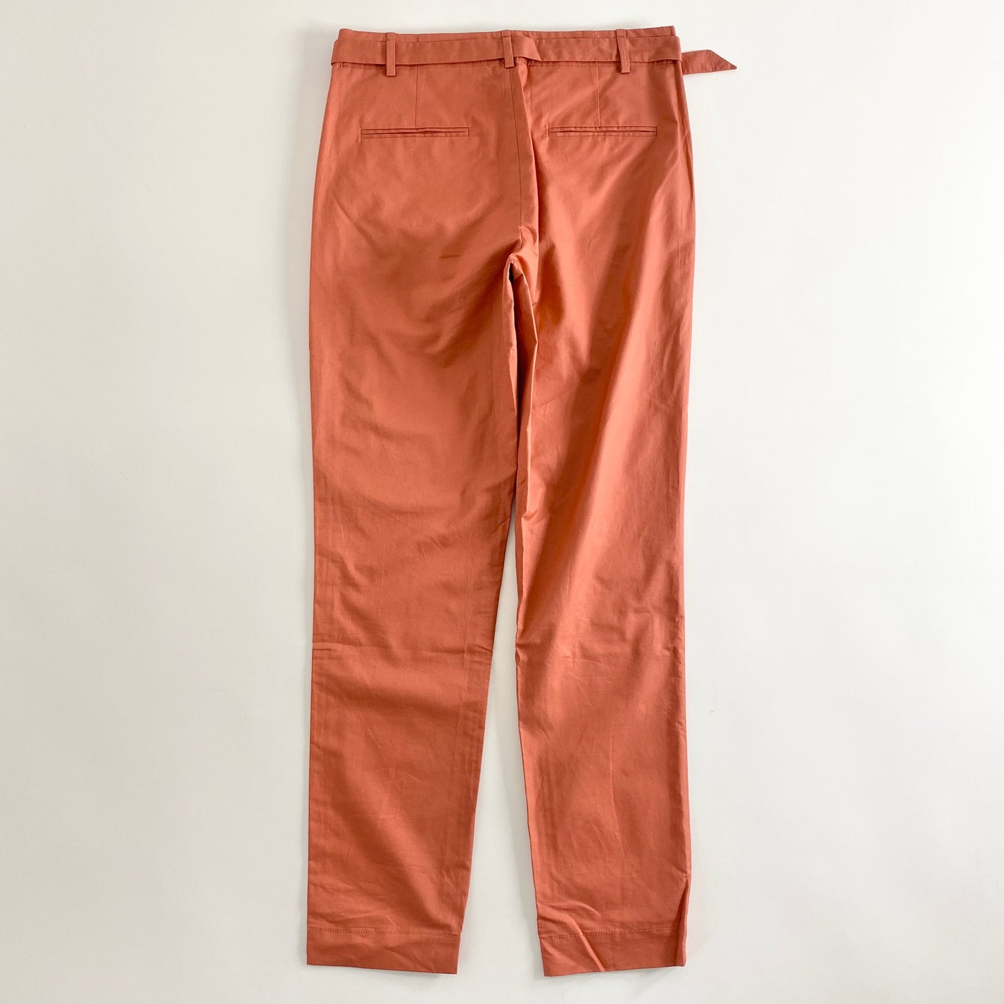 39a21 《未使用保管品》 ISABEL MARANT イザベルマラン ブルガリア製 ベルト付き ストレートパンツ ボトムス 34 ピンク コットン100%