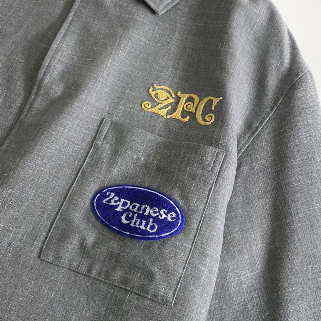 27e2 大きいサイズ WELDER x Zepanese Club ウェルダー ゼパニーズクラブ バーンコート カバーオール ジャケット グレー 5 メンズ