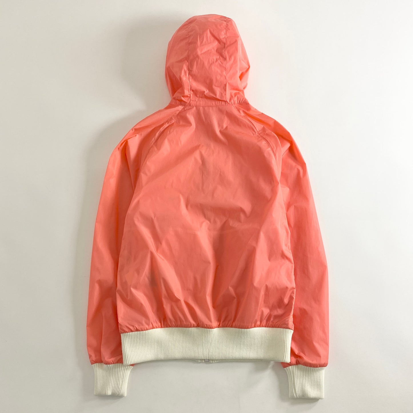 10a20 MAISON KITSUNE メゾンキツネ ジャケット XS ピンク フォックスロゴ ジップアップ フード リブ