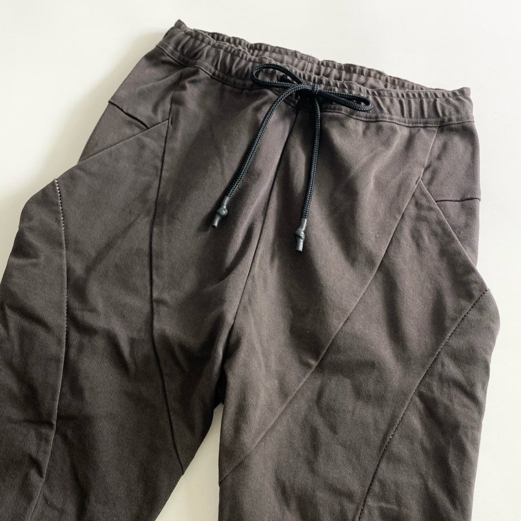 26b25 RIPVANWINKLE リップヴァンウィンクル RB-310 NEW SOLID PANTS ニューソリッドパンツ イージーパンツ 3 グレー ブラウン系 コットン