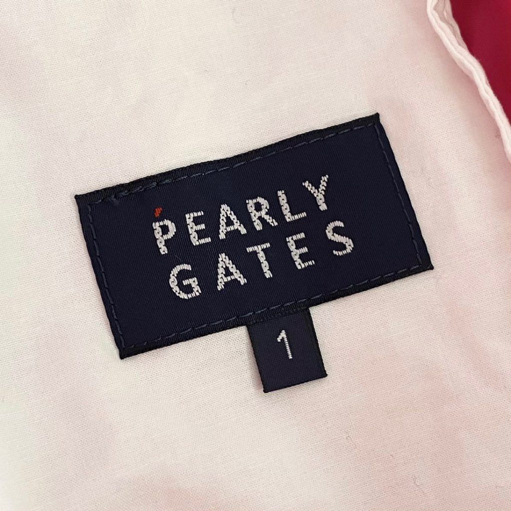 14g8 《美品》 22年モデル PEARLY GATES パーリーゲイツ ニコちゃん 総柄 PGロゴ サイドロゴ ゴルフスカート ミニスカート 1 ゴルフウェア
