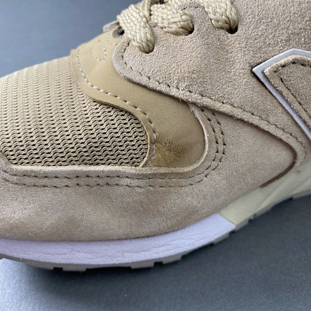 5b24 USA製 NEW BALANCE ニューバランス ローカットスニーカー 999 M999CSM 24 ベージュ シューズ 靴 レディース