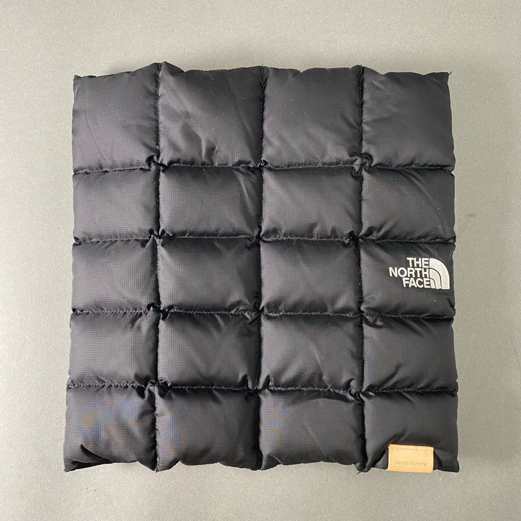 c8 THE NORTH FACE × Hender Scheme ノースフェイス エンダースキーマ 22AW ネックワッチ ワッチキャップ ネックウォーマー NN72111H ブラック ナイロン ダウン90%