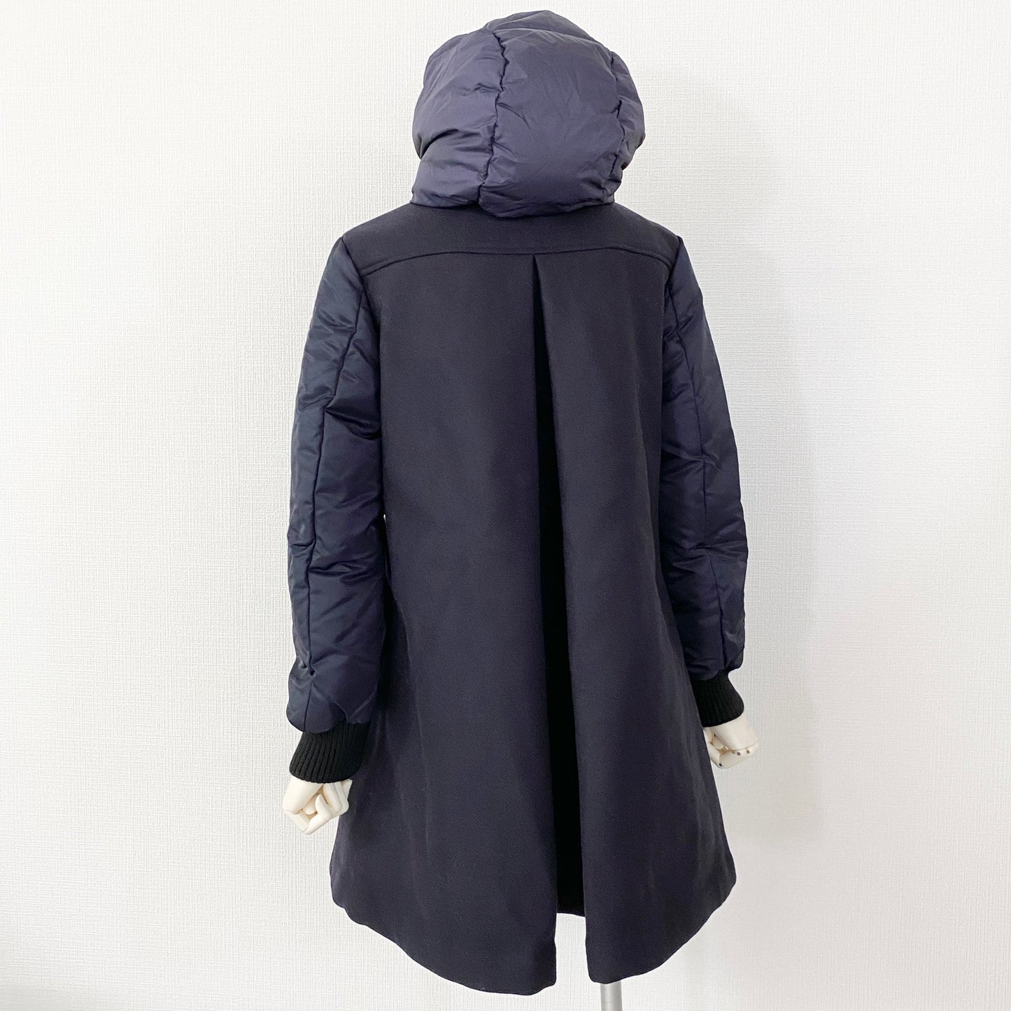 50L5《美品》MONCLER モンクレール BLOIS GIUBBOTTO ブロス ダウンコート 14anni 164cm(0~1相当) ネイビー レディース
