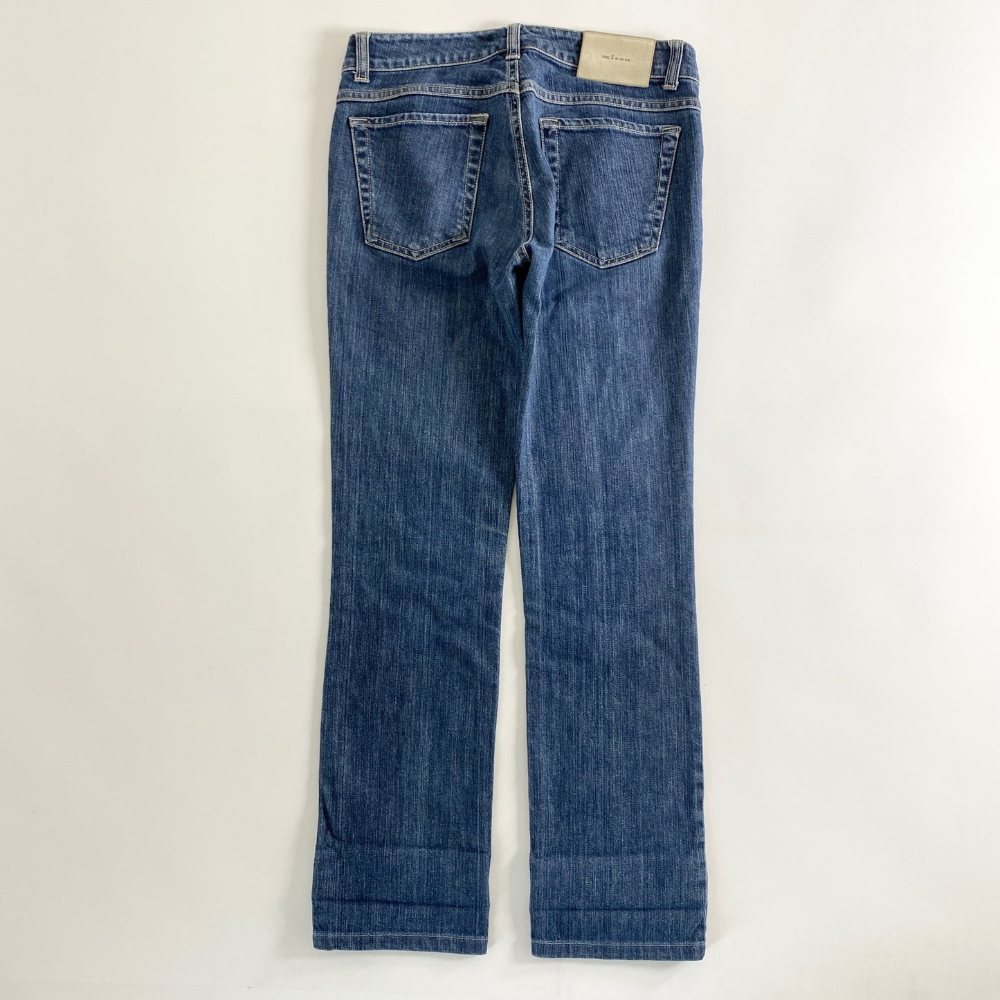 25A26 イタリア製 Kiton NAPOLI キートン ナポリ コットンストレッチ デニムパンツ ジーパン 42 インディゴブルー レディース 女性用