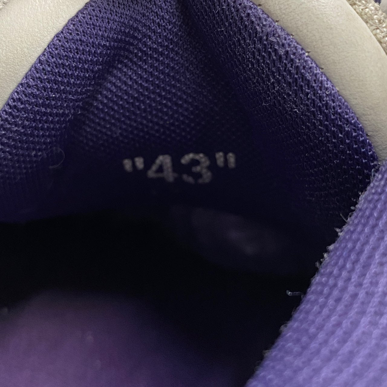 1L5 Off-White オフホワイト 43(27.5cm相当) out of white ホワイト×パープル レザースニーカー メンズ