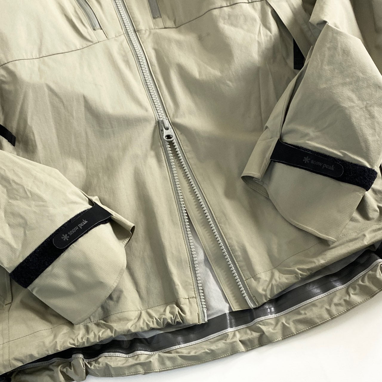 45a27 snow peak スノーピーク マウンテンパーカー ナイロンジャケット 2.5L RAIN JACKET JK-21SU005 グリーン カーキ系 ナイロン M メンズ アウトドア