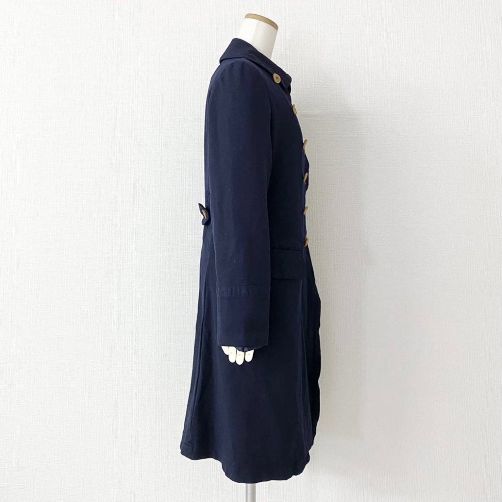 65j29 COMME des GARCONS COMME des GARCONS コムデギャルソン コムデギャルソン コムコム ロングコート AD2012 RJ-C002 XS ダークネイビー ポリエステル100% レディース