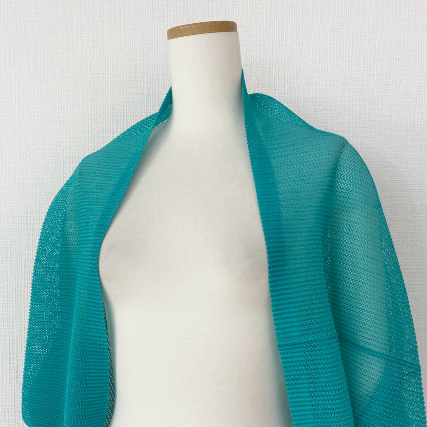 35c14 PLEATS PLEASE プリーツプリーズ イッセイミヤケ 日本製 PP31-F0812 カーディガン ボレロ 羽織 3 グリーン ISSEY MIYAKE MADE IN JAPAN