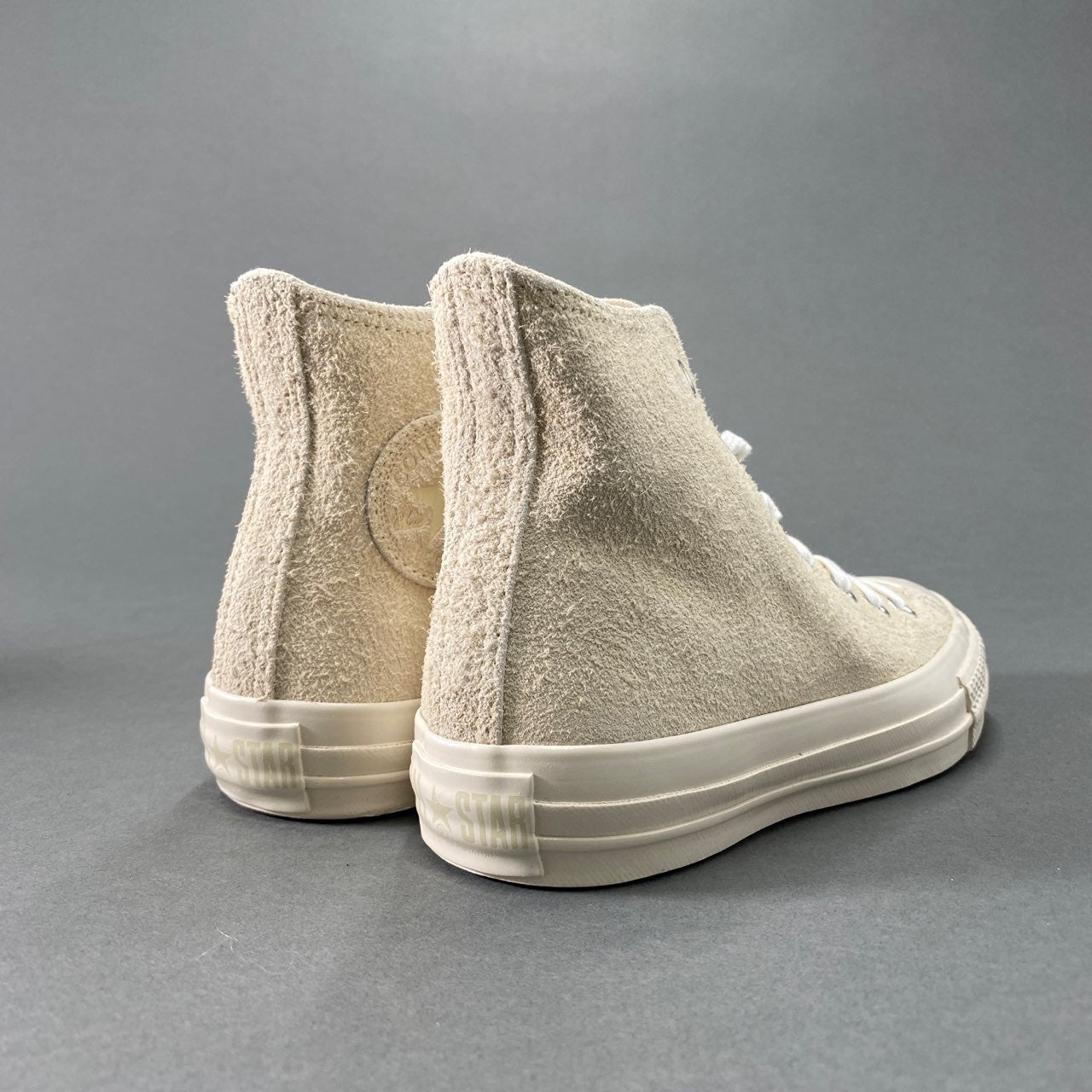 L9《未使用》converse コンバース × Ungrid アングリッド ALL STAR Hi 23.5cm アイボリー スウェード ハイカット スニーカー
