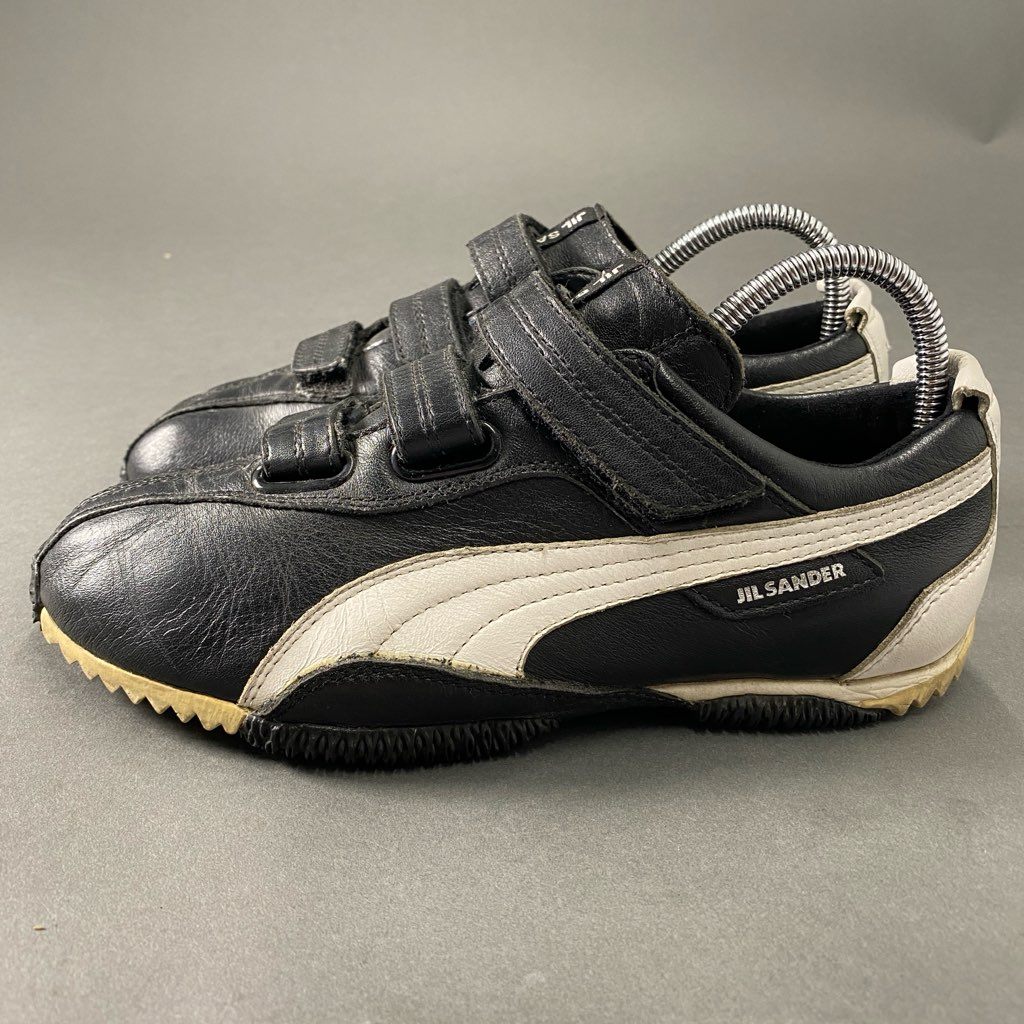 5b24 JIL SANDER by PUMA ジルサンダー プーマ ローカットスニーカー マジックテープ シューズ スポーツ 23 ブラック 靴 レディース