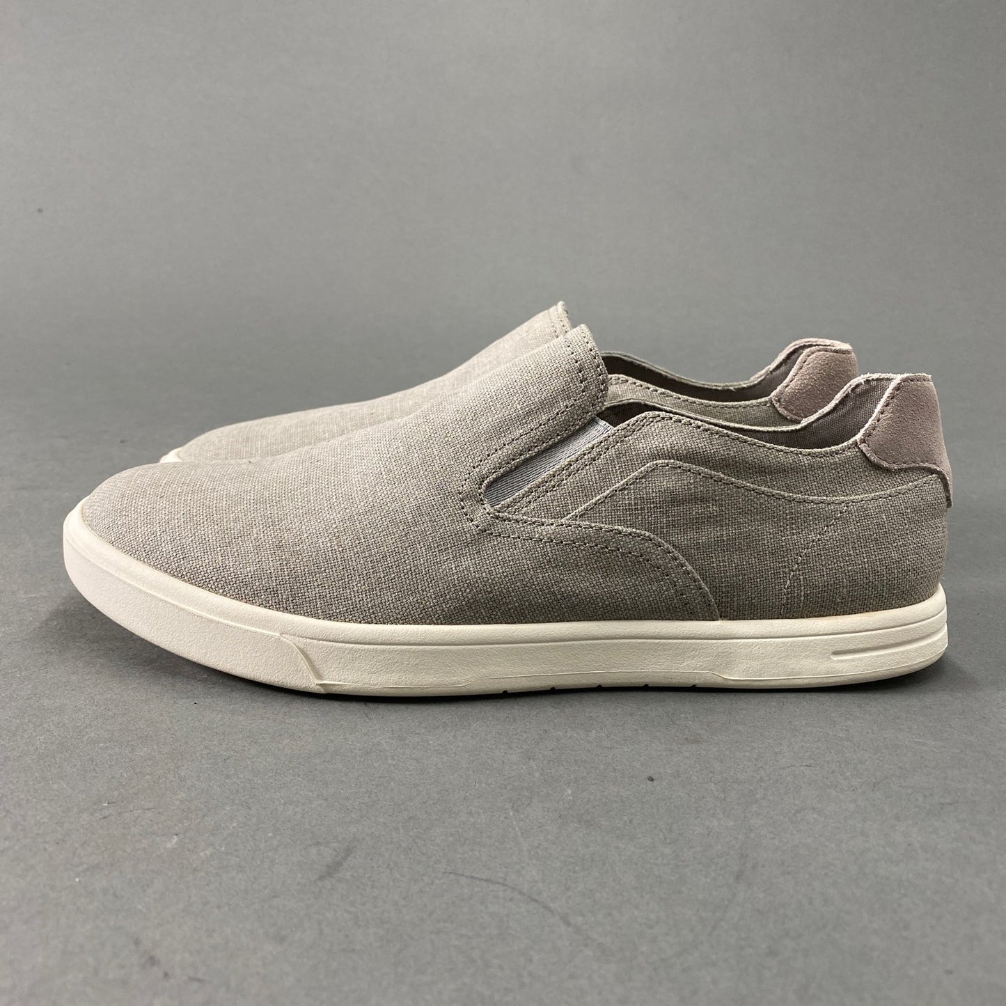 2L23 UGG アグ M TOBIN CANVAS スリッポン スニーカー 27cm グレー キャンバス 箱付き シューズ