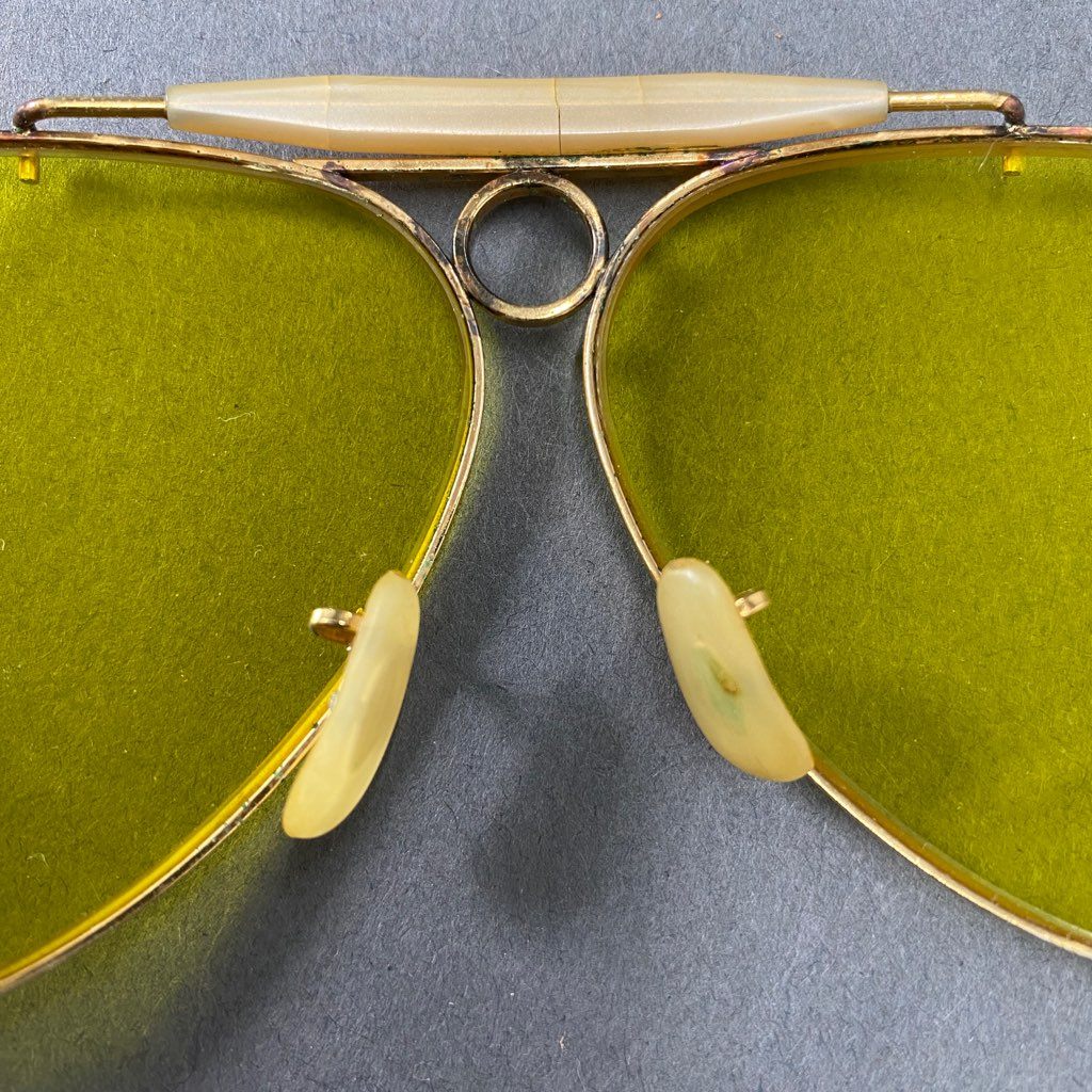 b8 Ray Ban レイバン ボシュロム シューター ヴィンテージサングラス ゴールド イエロー ビンテージ ティアドロップ B&L