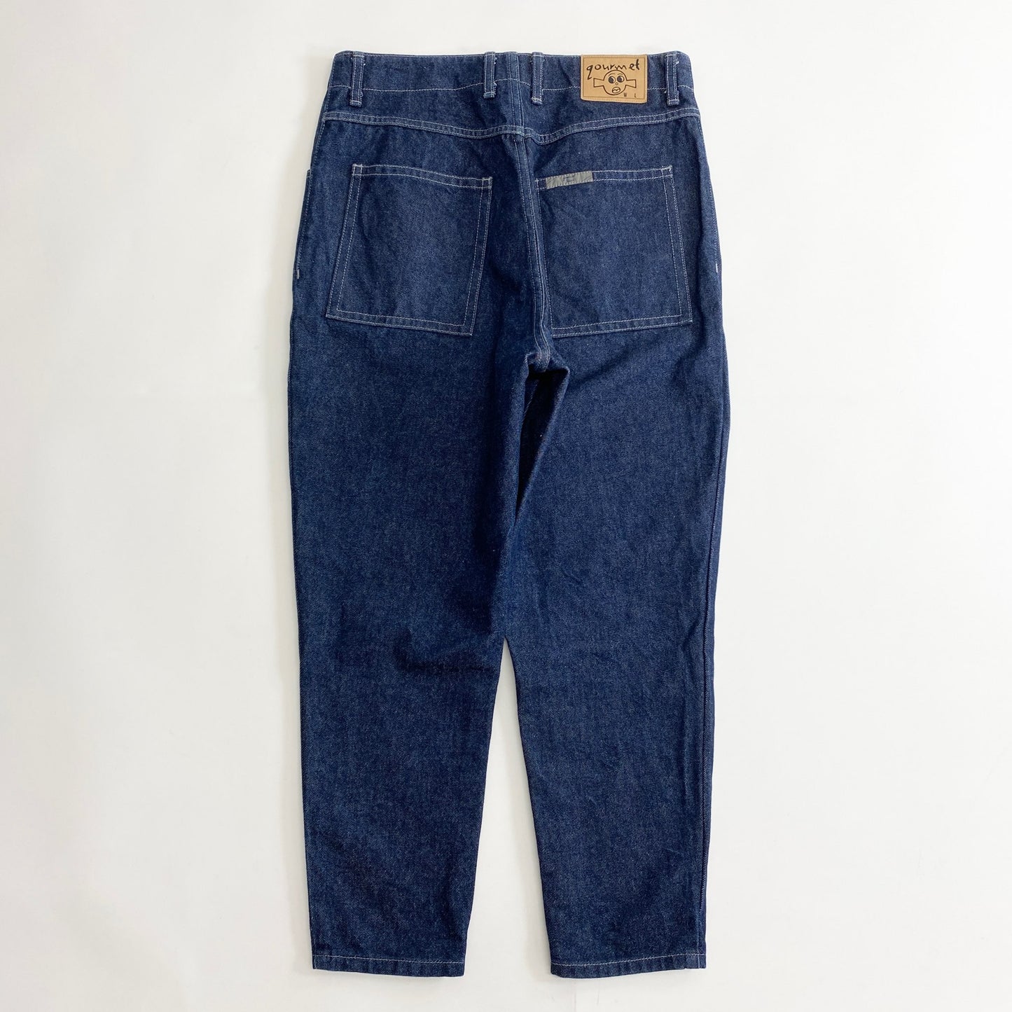 72k11《美品》gourmet jeans グルメジーンズ TYPE-3 Lean テーパードシルエット デニムパンツ ジーンズ 30 インディゴ コットン100%