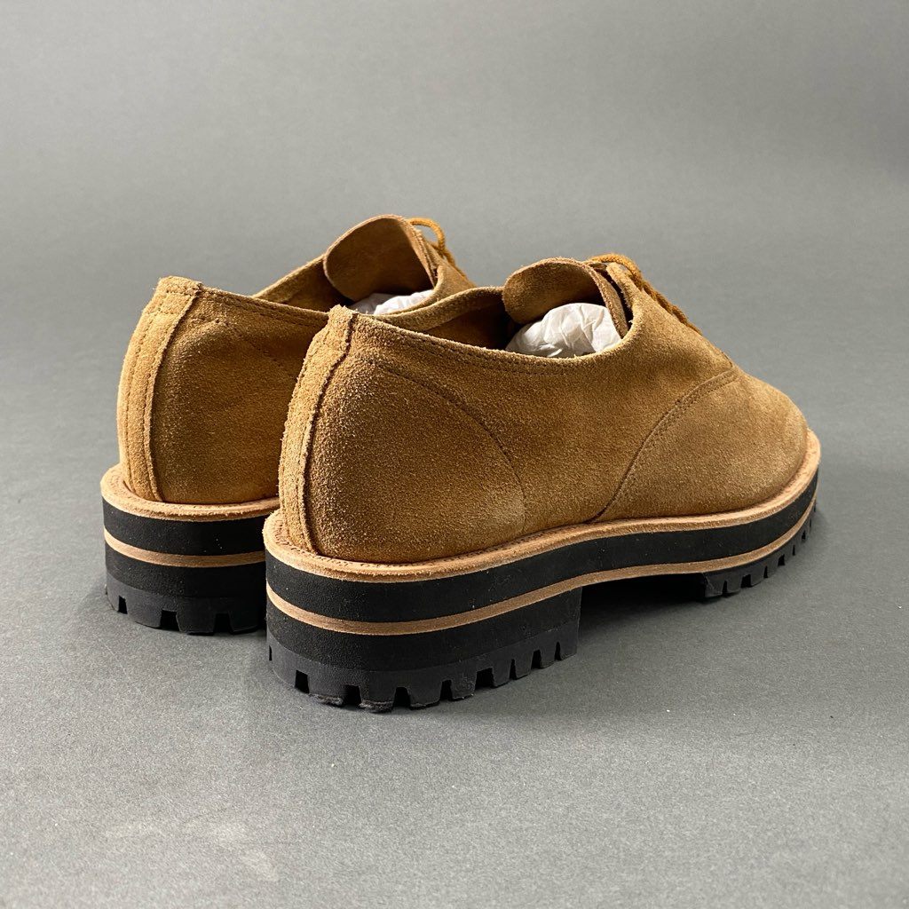 1b29 《美品》 定価¥68,200 repetto レペット GORDON スエードレザー レースアップシューズ 36 キャメル 厚底 ポルトガル製