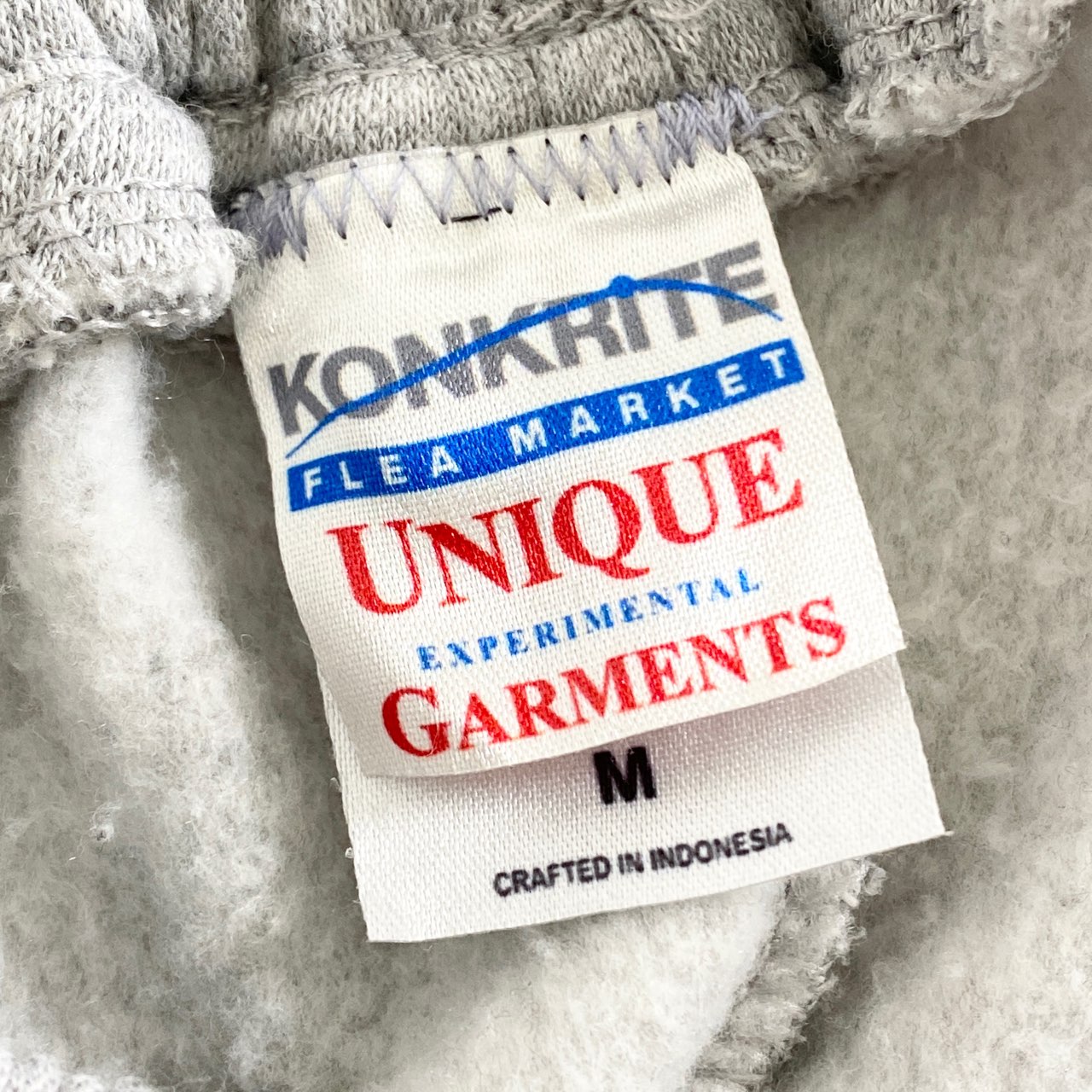 24M5 《美品》 KONKRITE FLEA MARKET コンクリートフリーマーケット リメイク スウェットショートパンツ M グレー ショーツ 古着 ショーツ 夏
