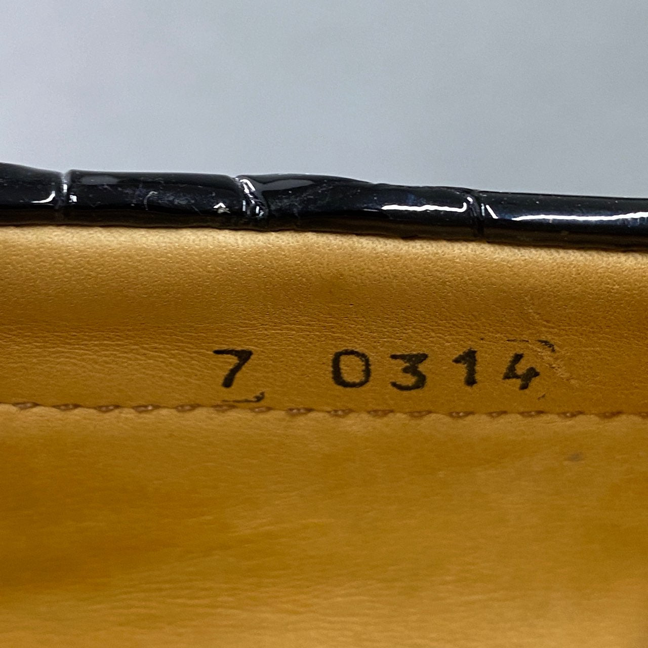 2L10 Paraboot パラブーツ BEAMS別注 CORSICA MARINE クロコ型押しコインローファー 7(25~25.5cm相当) ブラック シューズ