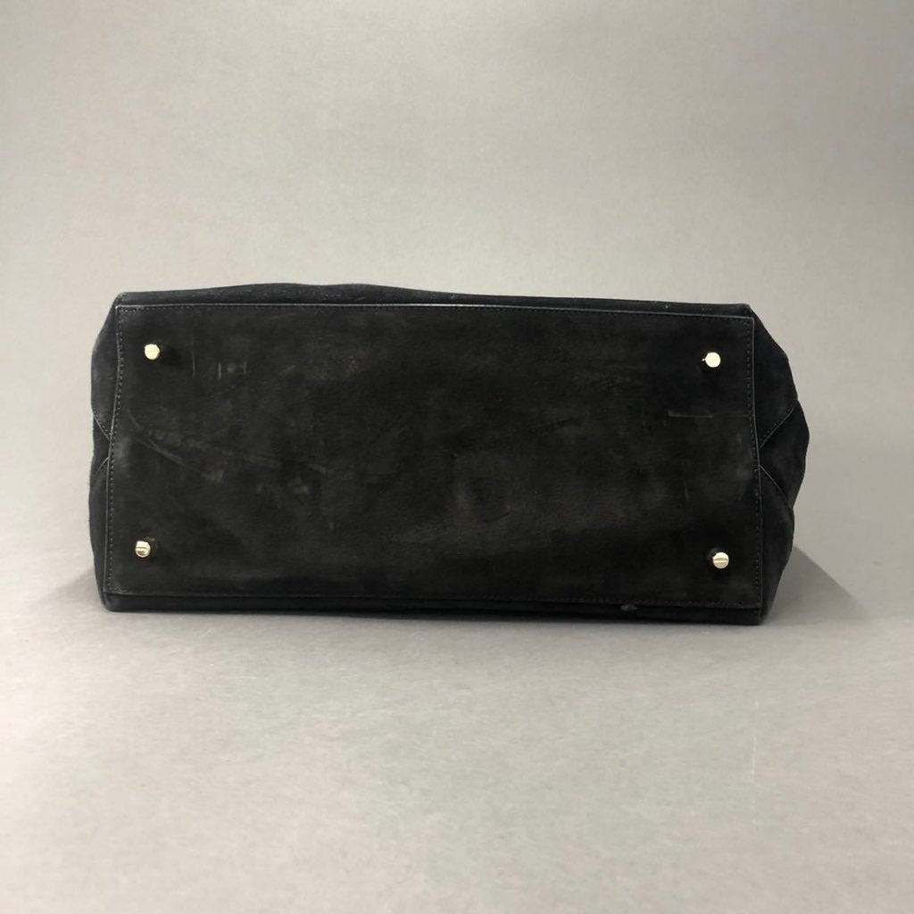 Di7 イタリア製☆ JIL SANDER ジルサンダー ハンドバッグ ショルダーバッグ 2way ワンハンドル 大容量 ブラック レディース 女性鞄