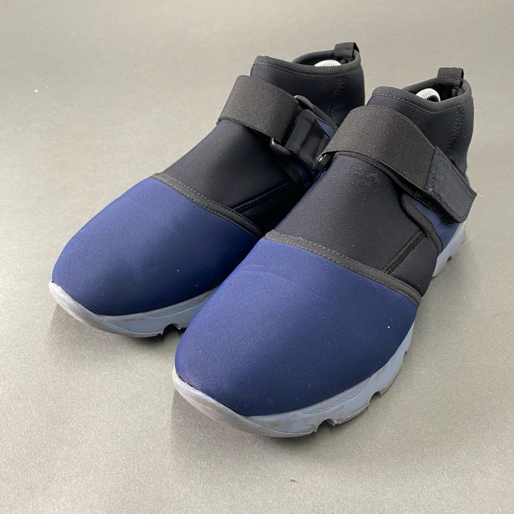 7b24 MARNI マルニ イタリア製 ネオプレン ベルクロストラップ ハイカットスニーカー シューズ ネイビー MADE IN ITALY メンズ