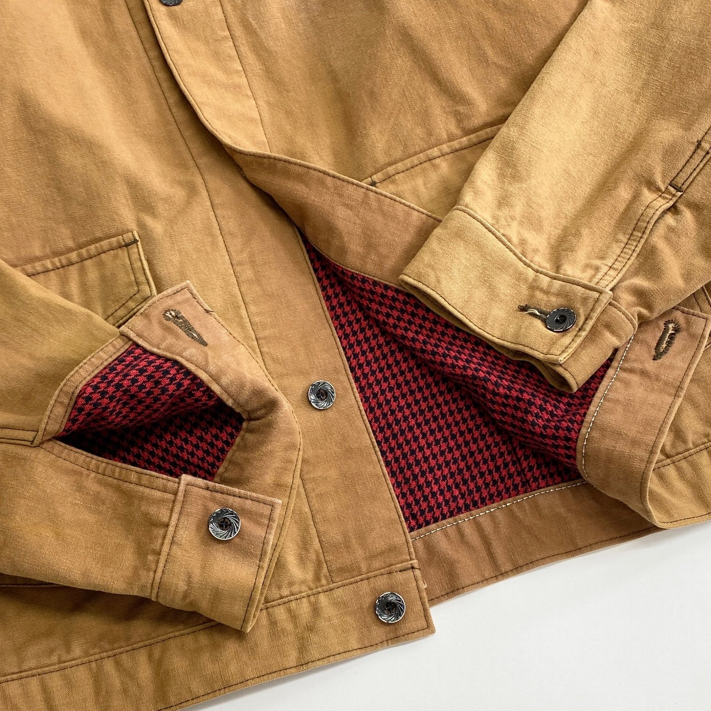 73k12 Trophy Clothing トロフィークロージング カバーオールジャケット XL キャメル コットン100% 日本製