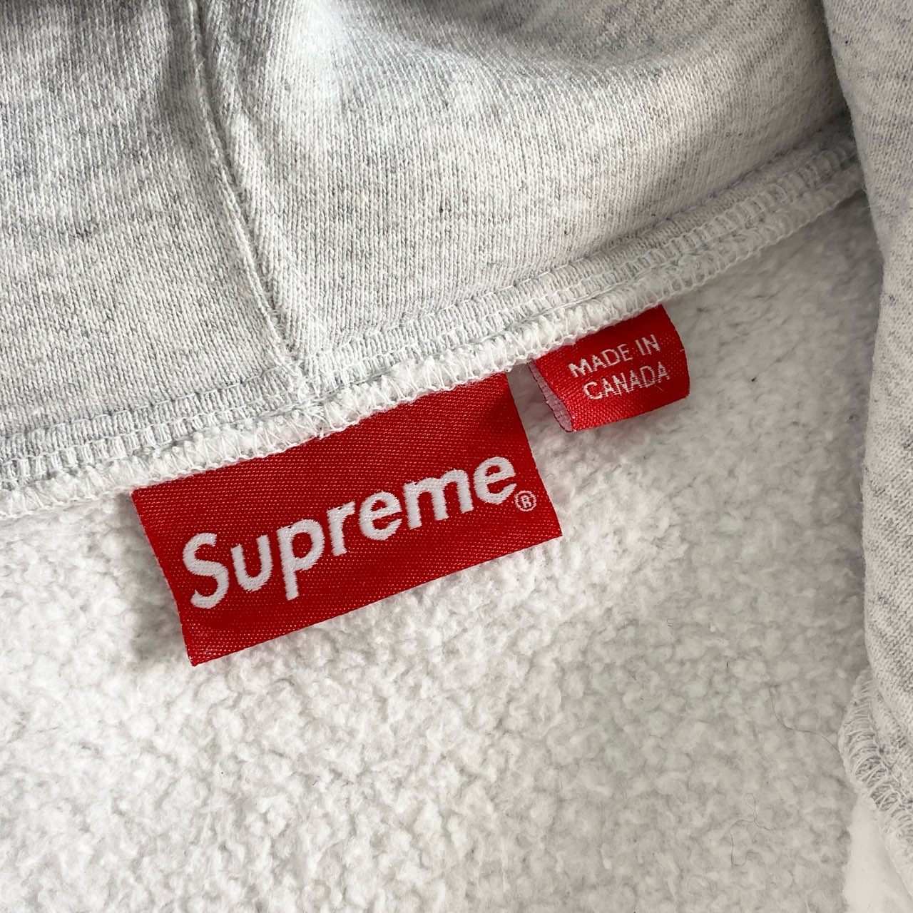 37c1 SUPREME シュプリーム World Famous Zip Up Hooded Sweatshirt ワールドフェイマス ジップアップパーカー フーディ L グレー コットン