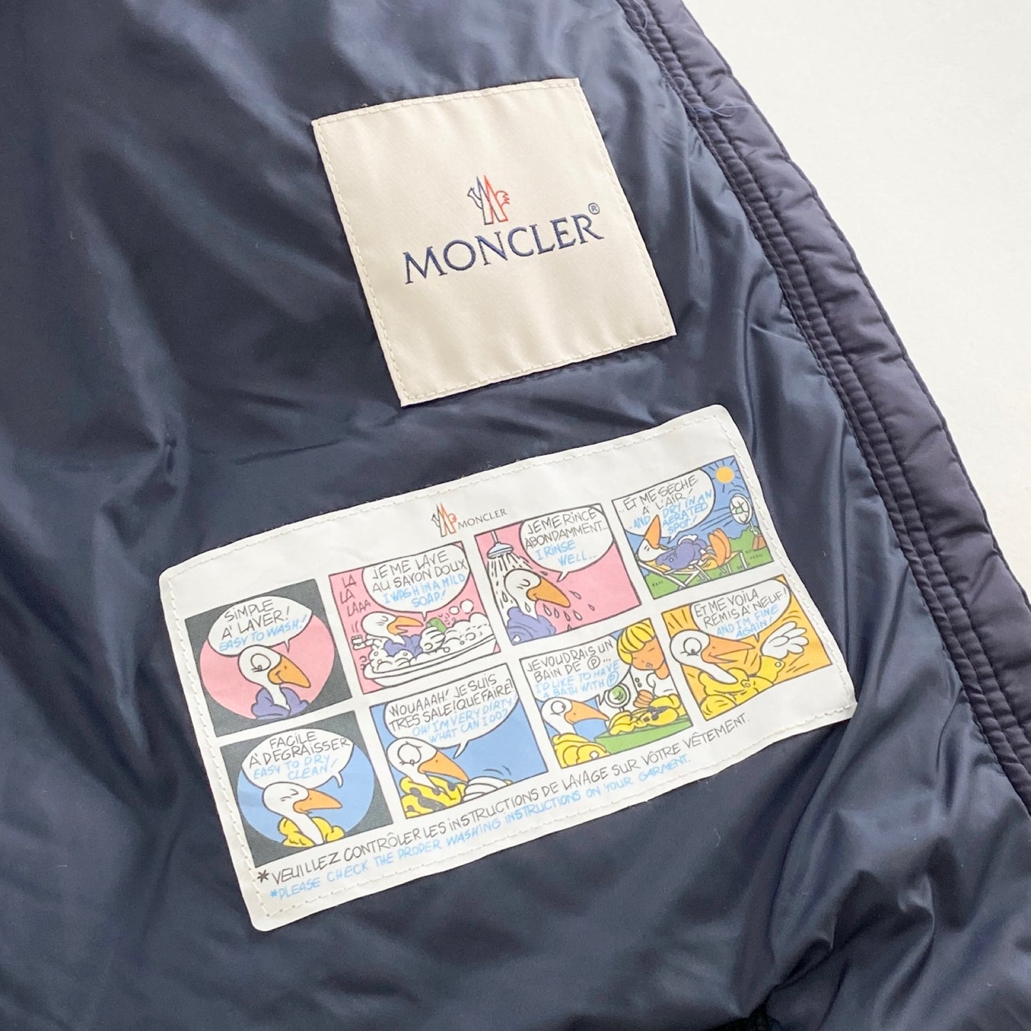 50L5《美品》MONCLER モンクレール BLOIS GIUBBOTTO ブロス ダウンコート 14anni 164cm(0~1相当) ネイビー レディース