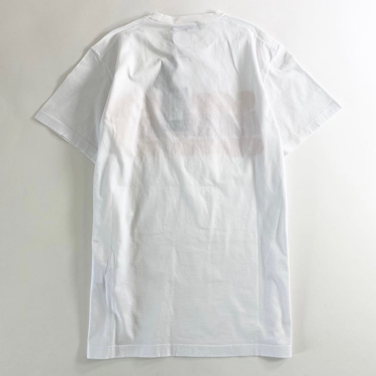 20e31-2 《極美品》 タグ付☆DSQUARED2 ディースクエアード ファイアロゴプリント Tシャツ M ホワイト メンズ fire logo print tee