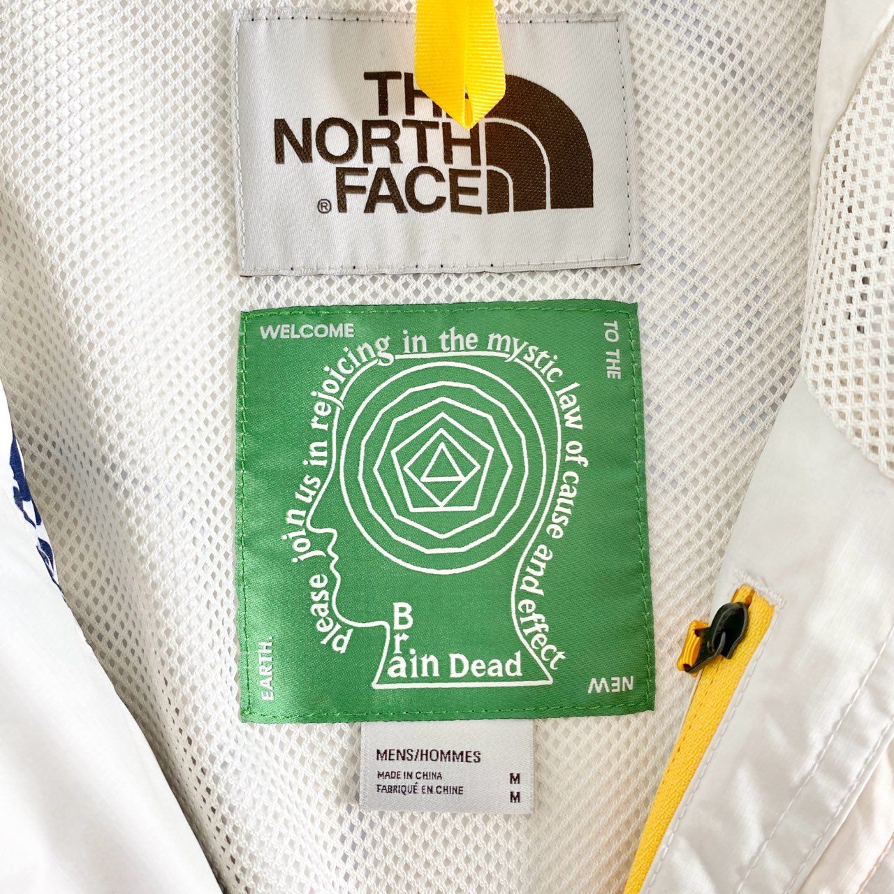 47C13 THE NORTH FACE × Brain Dead ザノースフェイス ブレインデッド コラボ Oversized Mountain Parka マウンテンパーカー NP12001BD M アイボリー メンズ アウトドア
