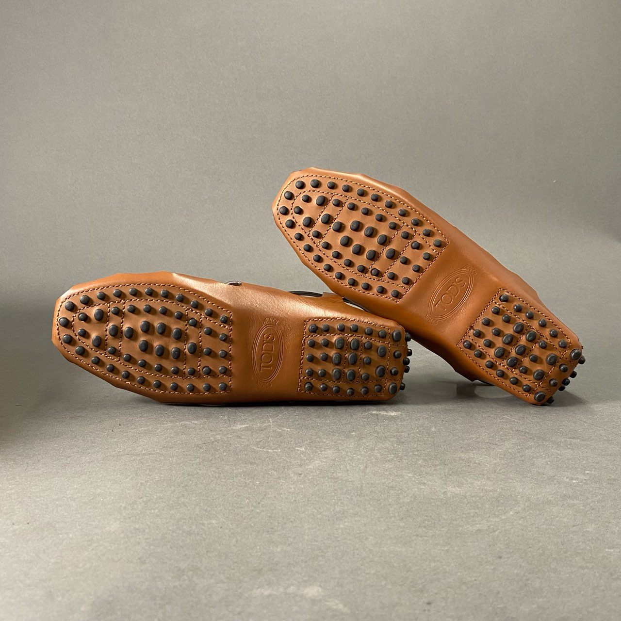 2c8 《美品》 TOD'S トッズ イタリア製 グルカサンダル ドライビングシューズ フラットシューズ ストラップ 36 1/2 ブラウン レザー MADE IN ITALY