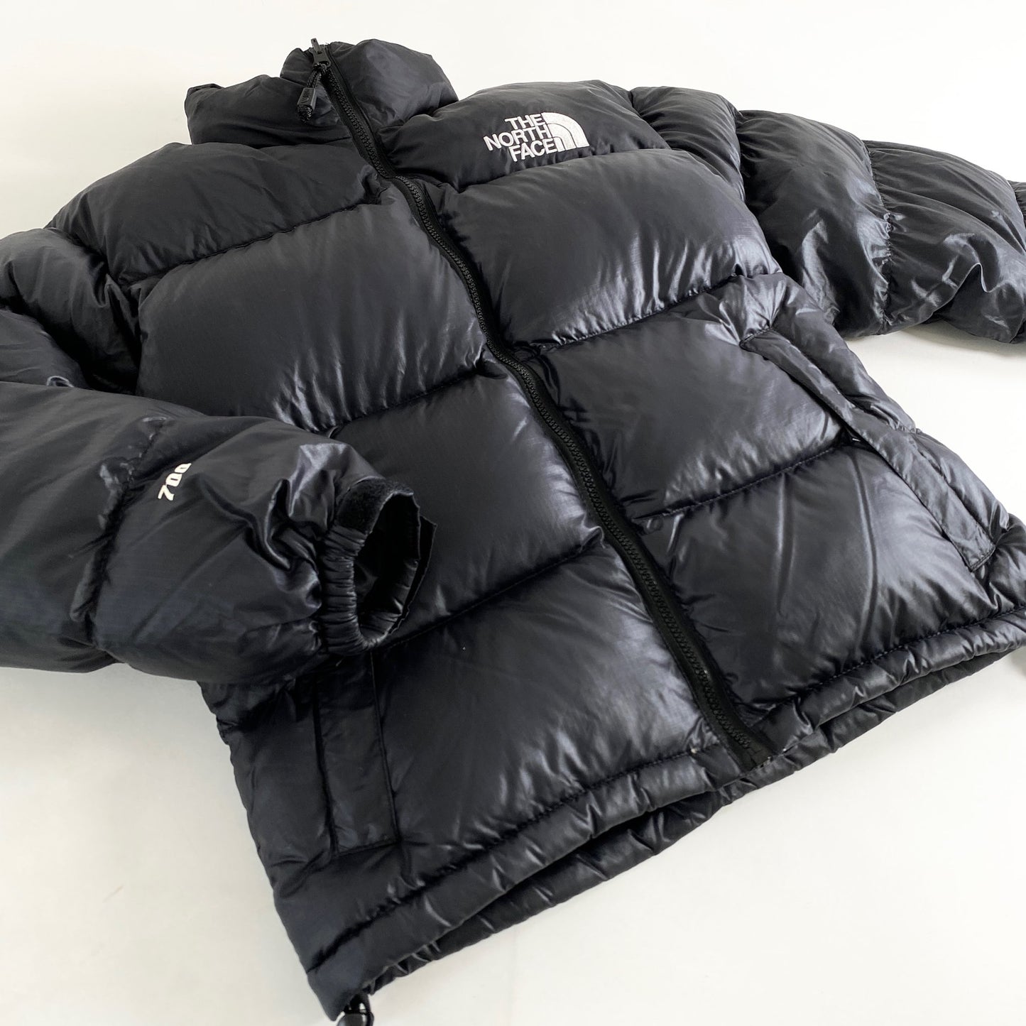64L14 THE NORTH FACE ノースフェイス ダウンジャケット ヌプシ 700 S ブラック ダウン80% ナイロン 上着