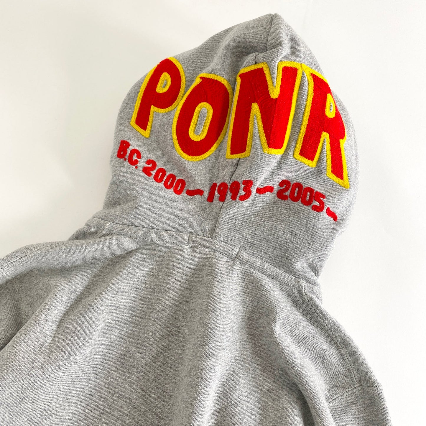 48k9 A BATHING APE アベイシングエイプ ダブルフードシャークパーカー S グレー コットン 迷彩 カモフラ スウェット 羽織