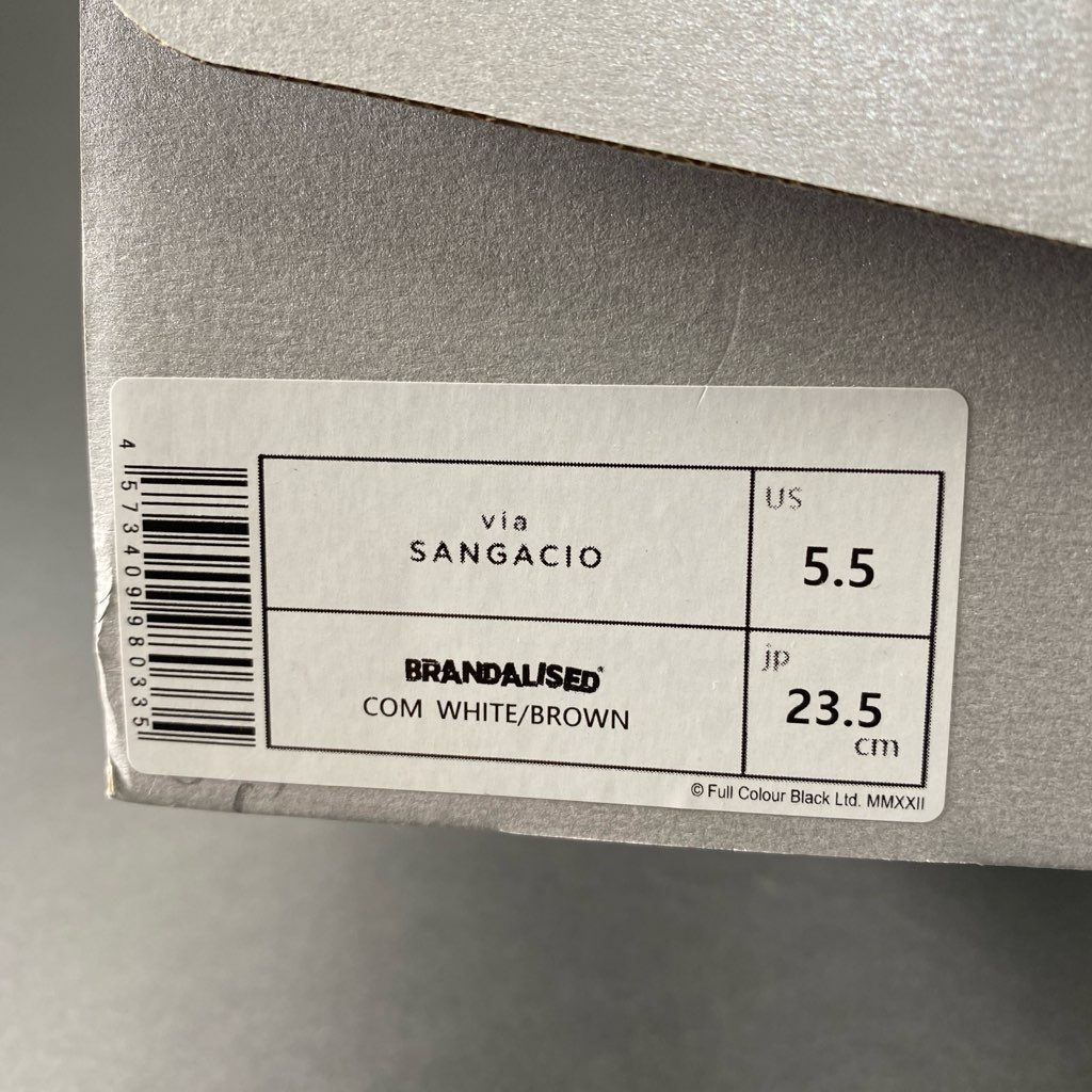 1b24 《未使用保管品》 via SANGACIO ヴィアサンガチオ ローカットスニーカー バンクシー グラフィティフォト 23.5 ホワイト シューズ レディース
