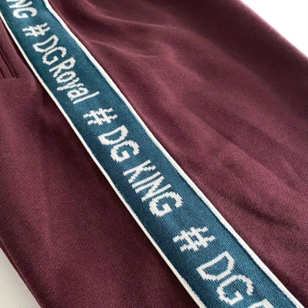 41i22 《美品》 DOLCE&GABBANA ドルチェアンドガッバーナ スウェット ショートパンツ ショーツ 144-156cm ボルドー レディース キッズ D&G ドルガバ 夏