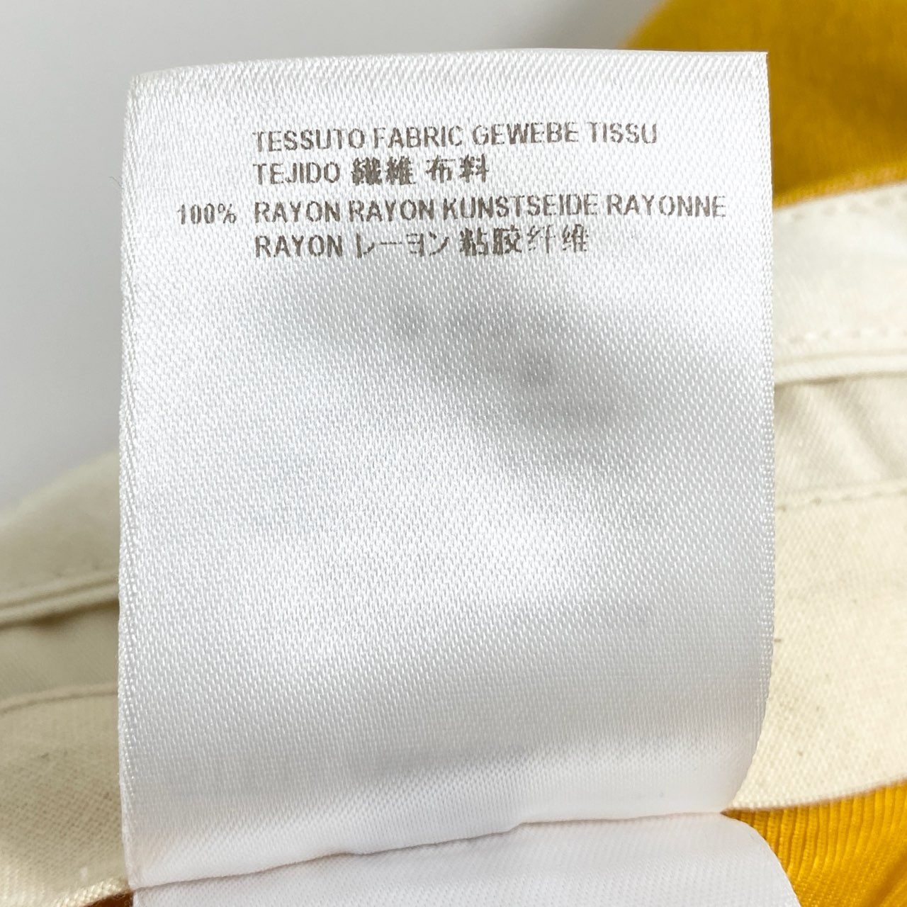 7b26 STELLA McCARTNEY ステラマッカートニー スラックスパンツ クロップドパンツ 42 イエロー 無地 ロールアップ ボトムス メンズ