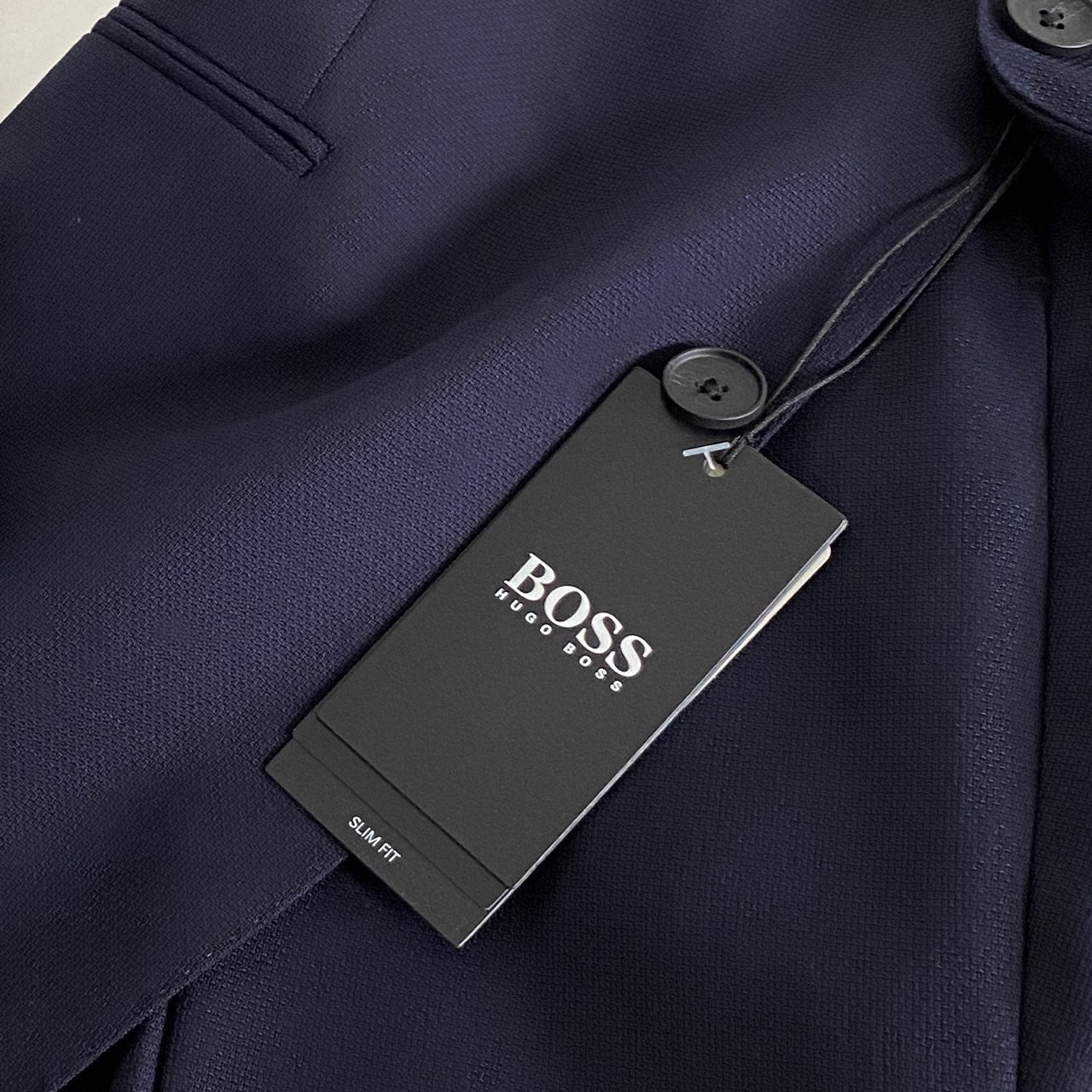 18L10《未使用》HUGO BOSS ヒューゴボス セットアップ スーツ 52(XL相当) ネイビー Nolin1 Pirko2 ビジネス フォーマル タグ付き