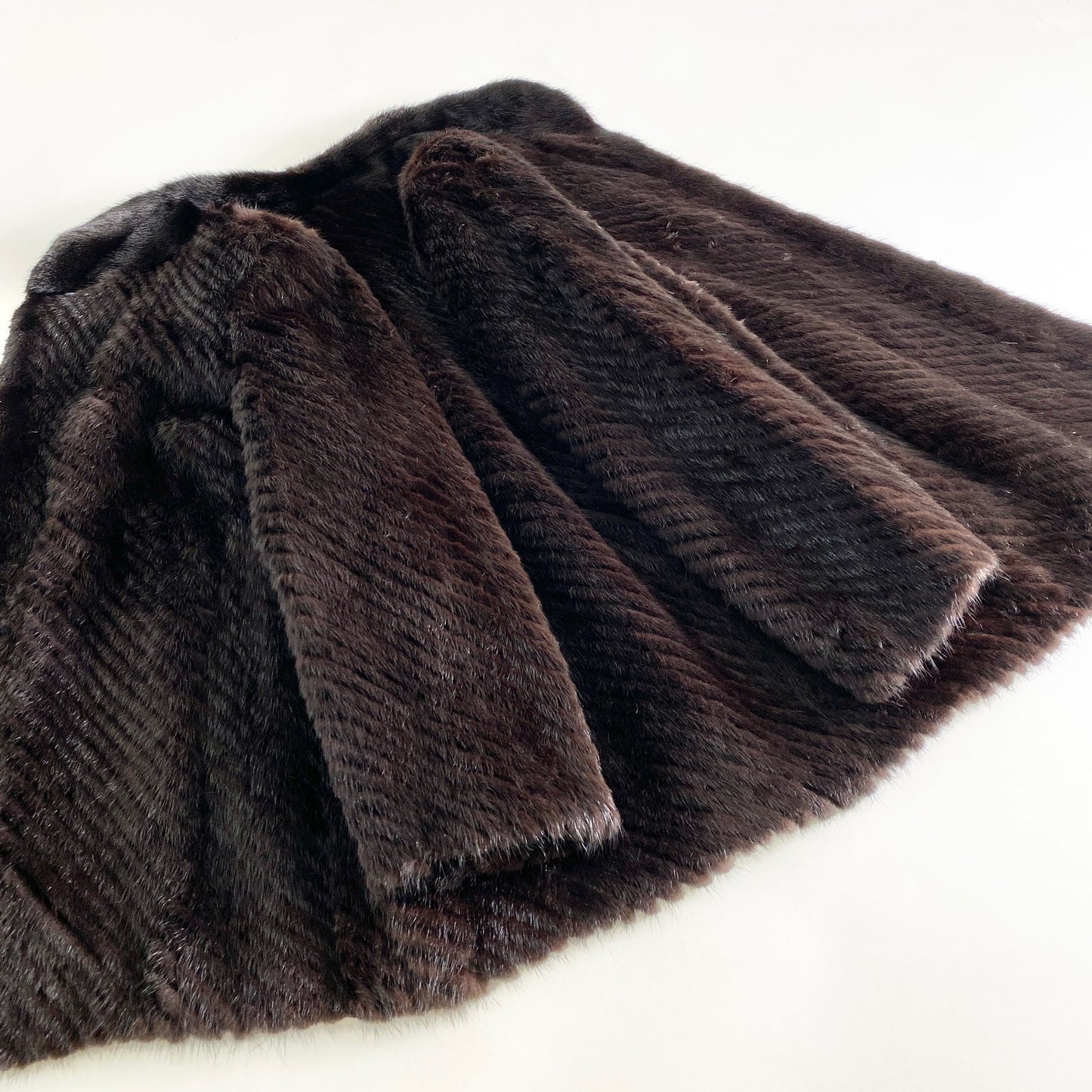 11L25《本毛皮》ダークミンク 毛皮コート ミンクコート 11号 レディース MINK FUR 冬