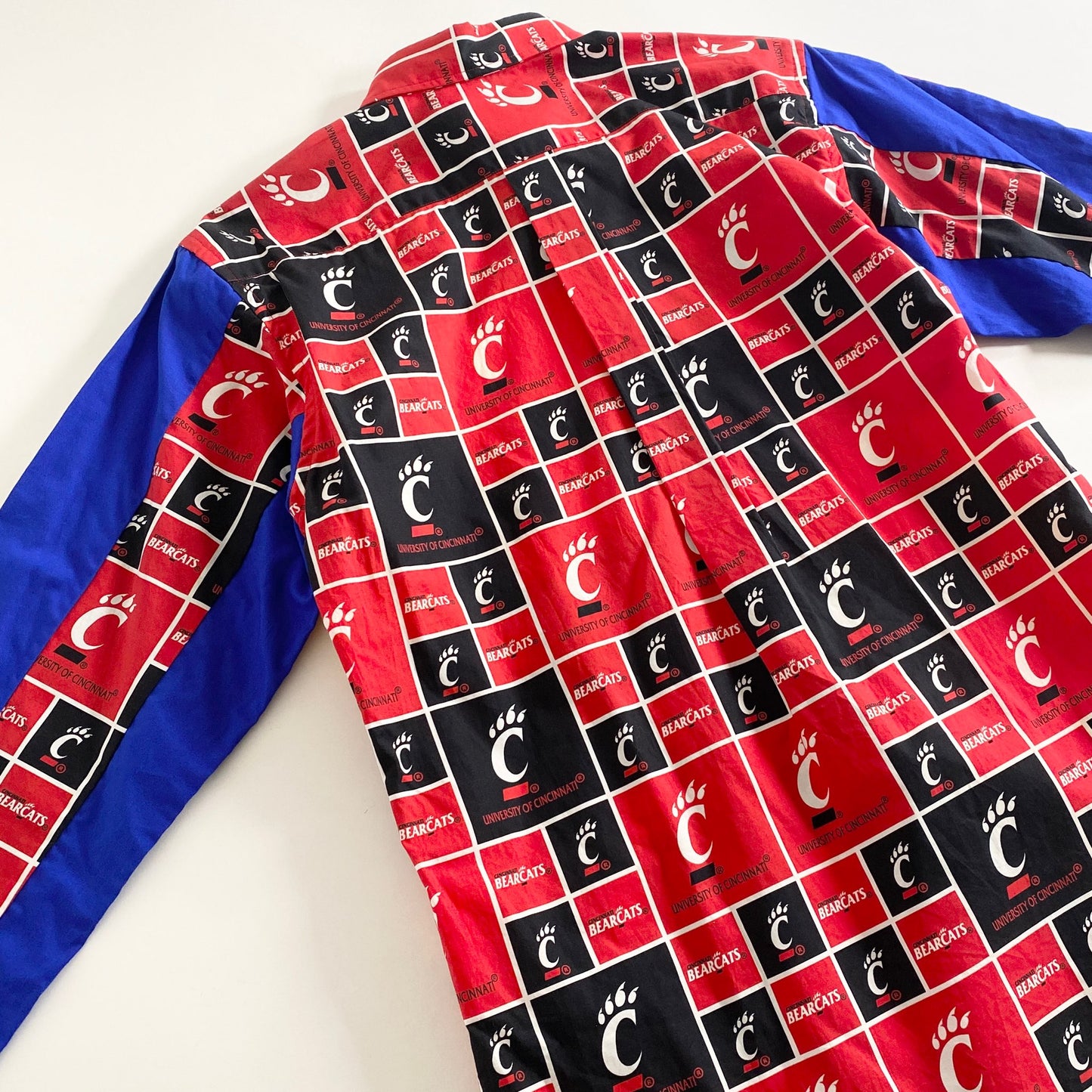 55k29《美品》フランス製 COMME des GARCONS SHIRT boys コムデギャルソンシャツ ボーイズ 19SS CINCINNATI BEARCATS SHIRT シンシナティ ベアキャッツ S マルチカラー フットボール