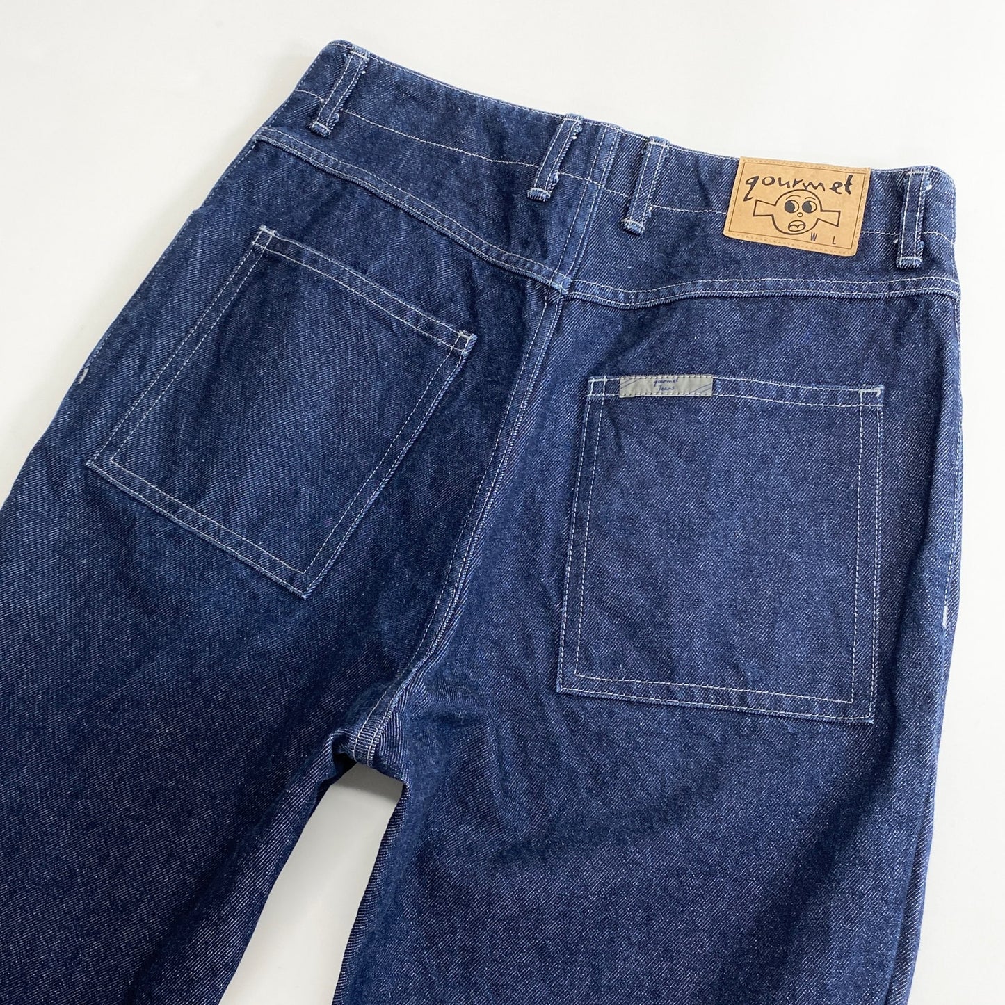 72k11《美品》gourmet jeans グルメジーンズ TYPE-3 Lean テーパードシルエット デニムパンツ ジーンズ 30 インディゴ コットン100%