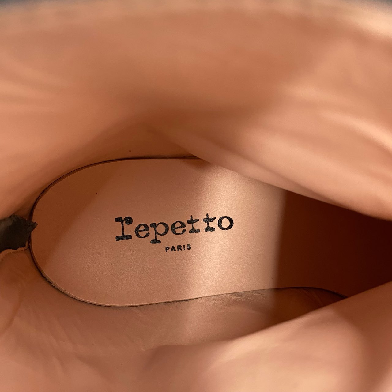 4c8 《美品》 Repetto レペット フランス製 バックジップ アンクルブーツ ヒールブーツ シューズ ラメ 39 ダークグレー ブラック レザー 山羊革 MADE IN FRANCE