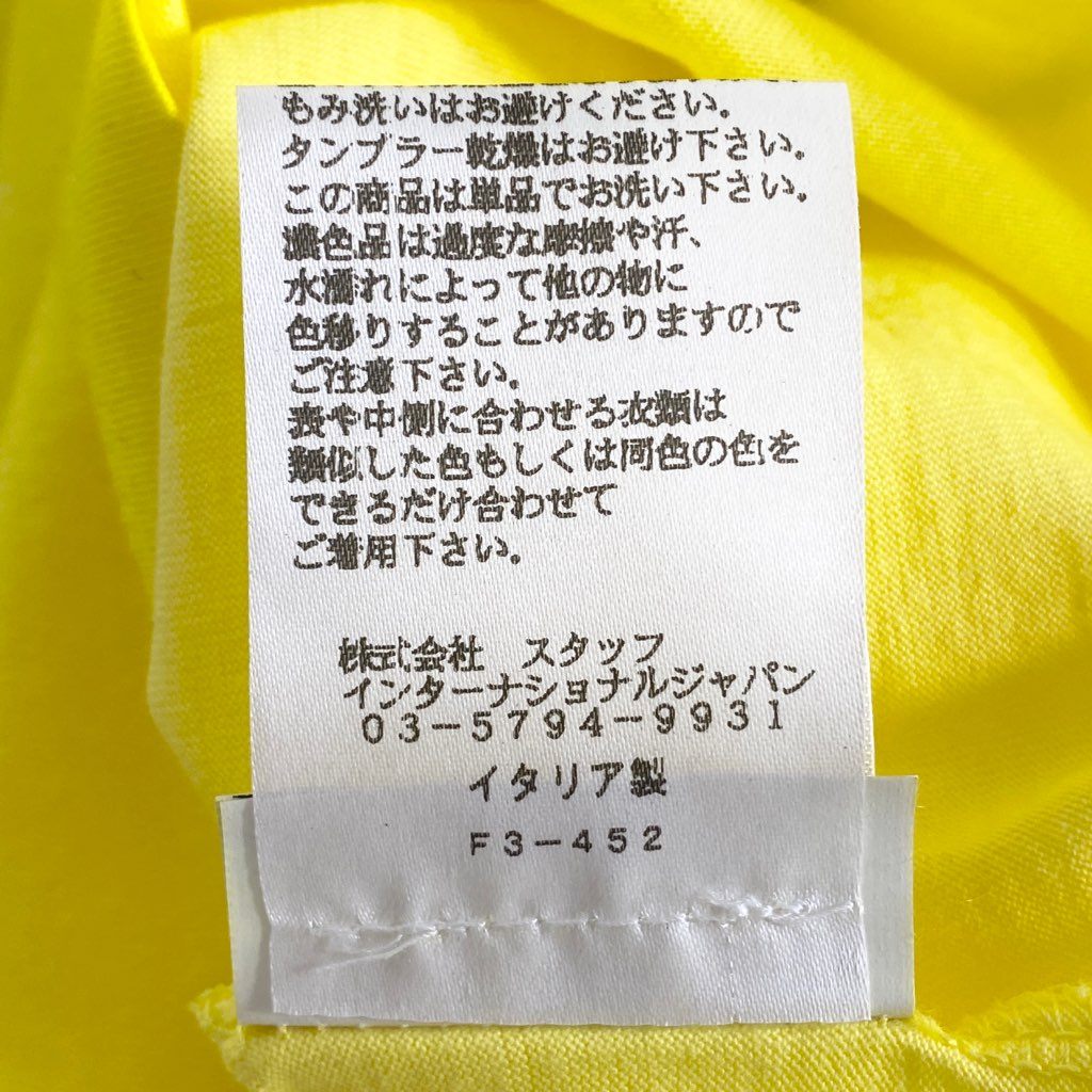 37b4 《美品》 DSQUARED2 ディースクエアード プリントTシャツ XS イエロー カットソー canadian fan club