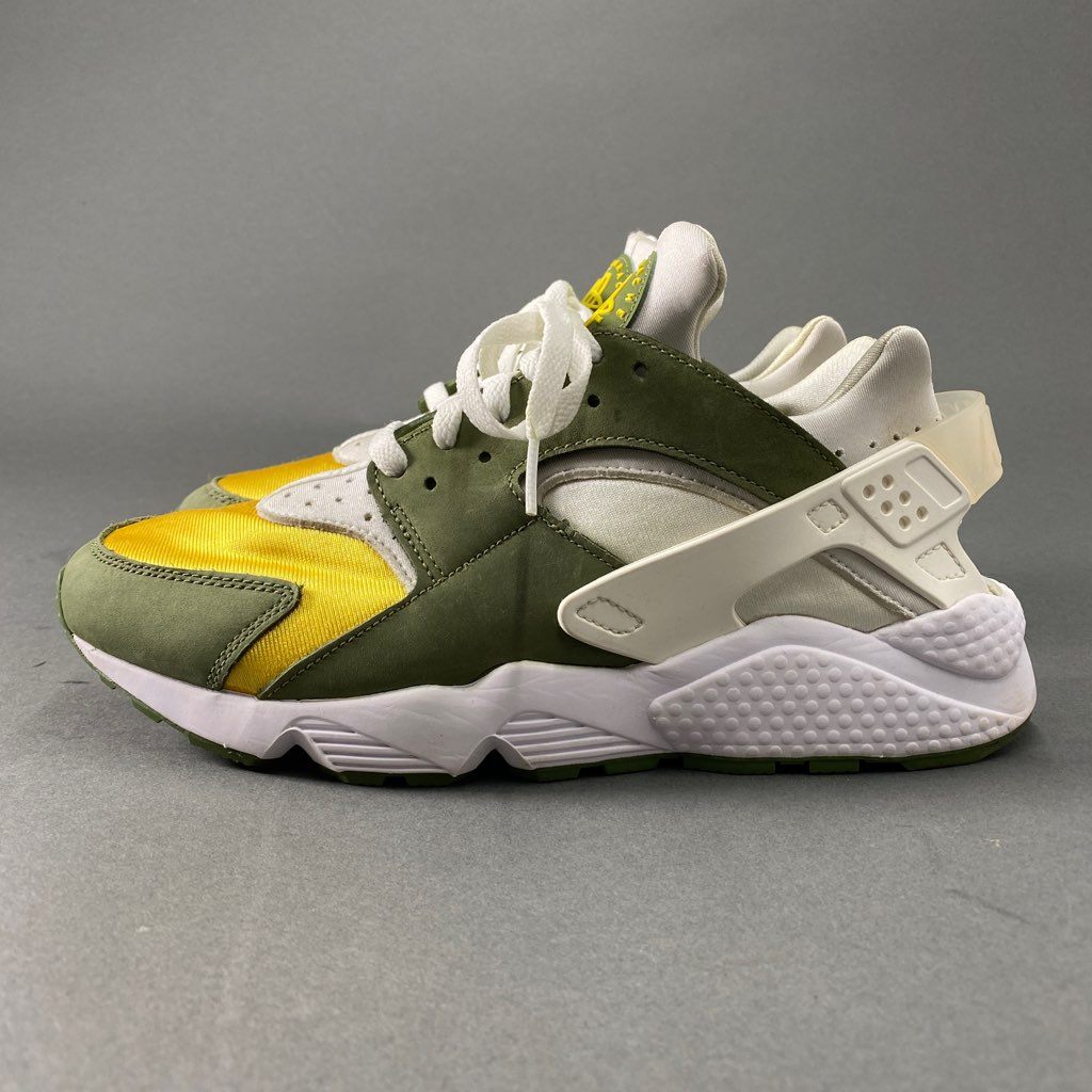 b6 NIKE ナイキ STUSSY ストゥーシー Nike Air Huarache エアハラチ スニーカー 27 ダークオリーブ シューズ