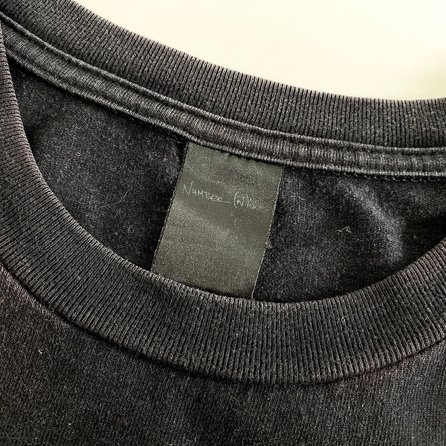 45L2 NUMBER NINE ナンバーナイン カート期 ローリングストーンズ Tシャツ ブラック カットソー TEE