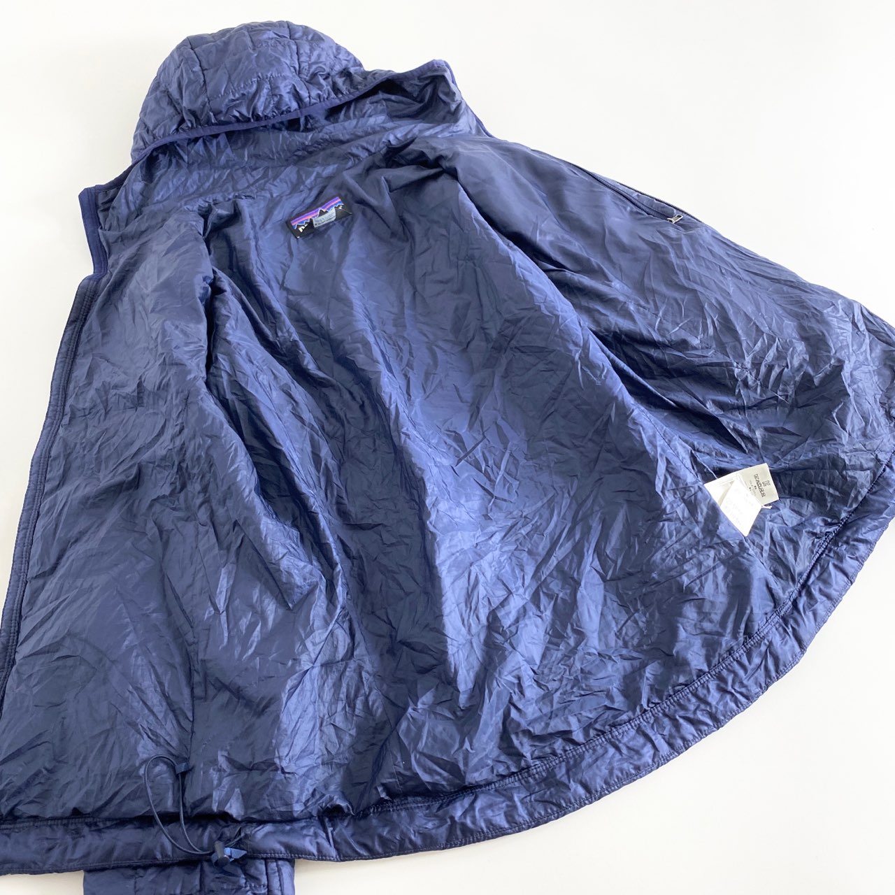 37A12 patagonia パタゴニア Nano Puff Hoody ナノパフフーディ XS ネイビー PRIMALOFT プリマロフト ジャケット アウター アウトドア