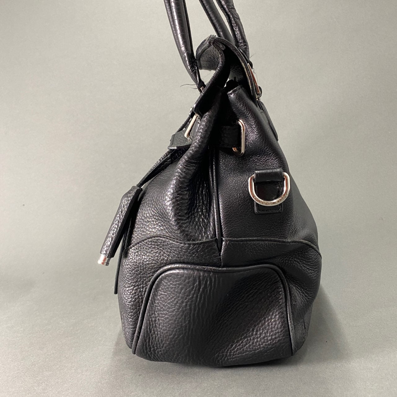 BL9 PELLE MORBIDA ペッレ モルビダ フラップトートバッグ ブラック レザー Maiden Voyage MB055A