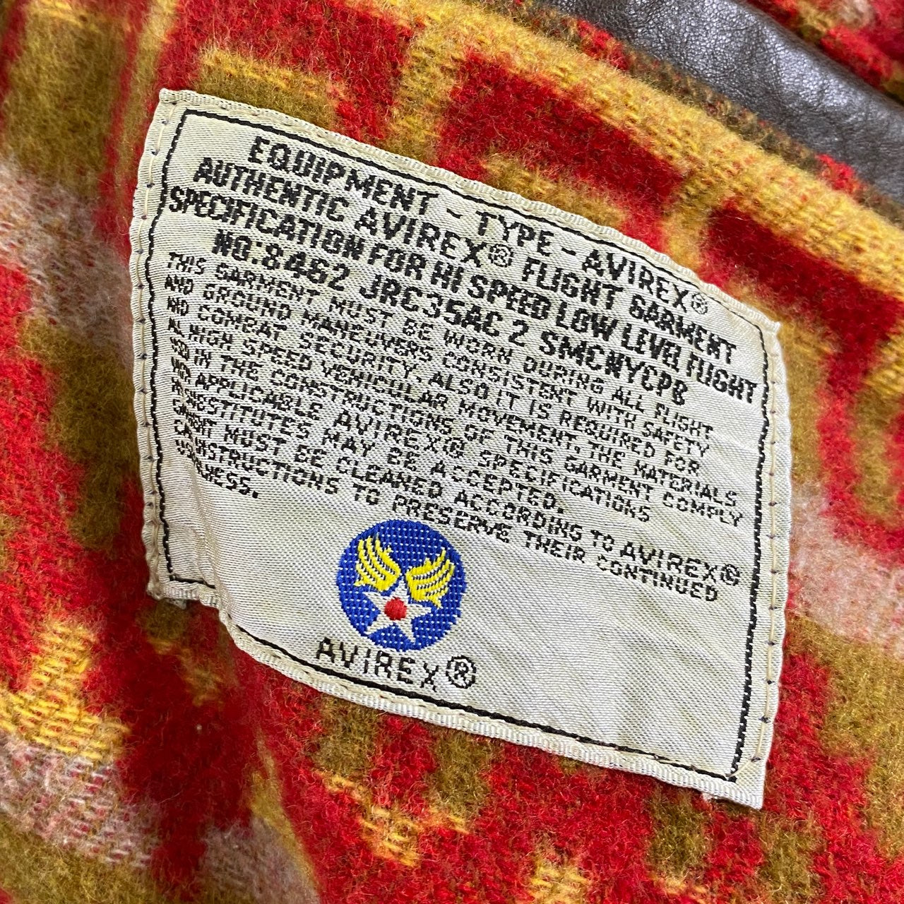 69L2 AVIREX アヴィレックス G-1 フライトジャケット XS ブラウン ワッペン アウター ボア 上着